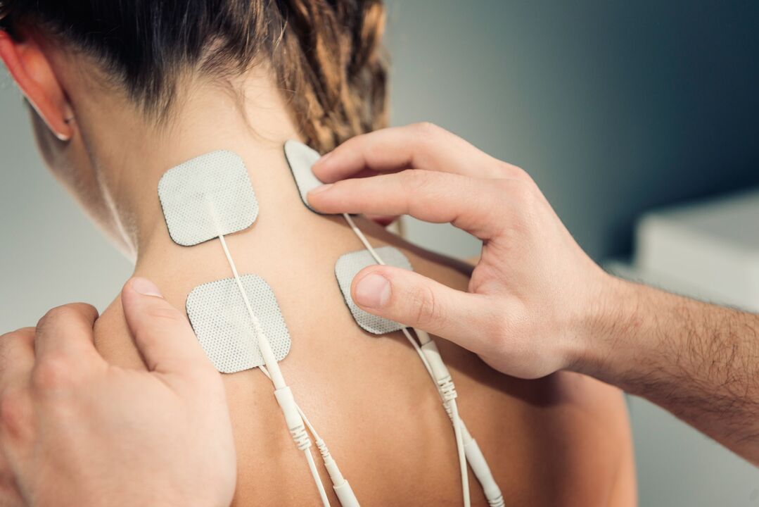 Elektrophorese zur Behandlung von Nackenosteochondrose